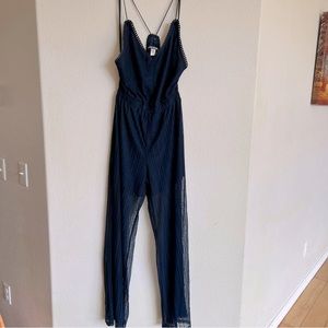 Doll Fins Navy Pant Jumpsuit